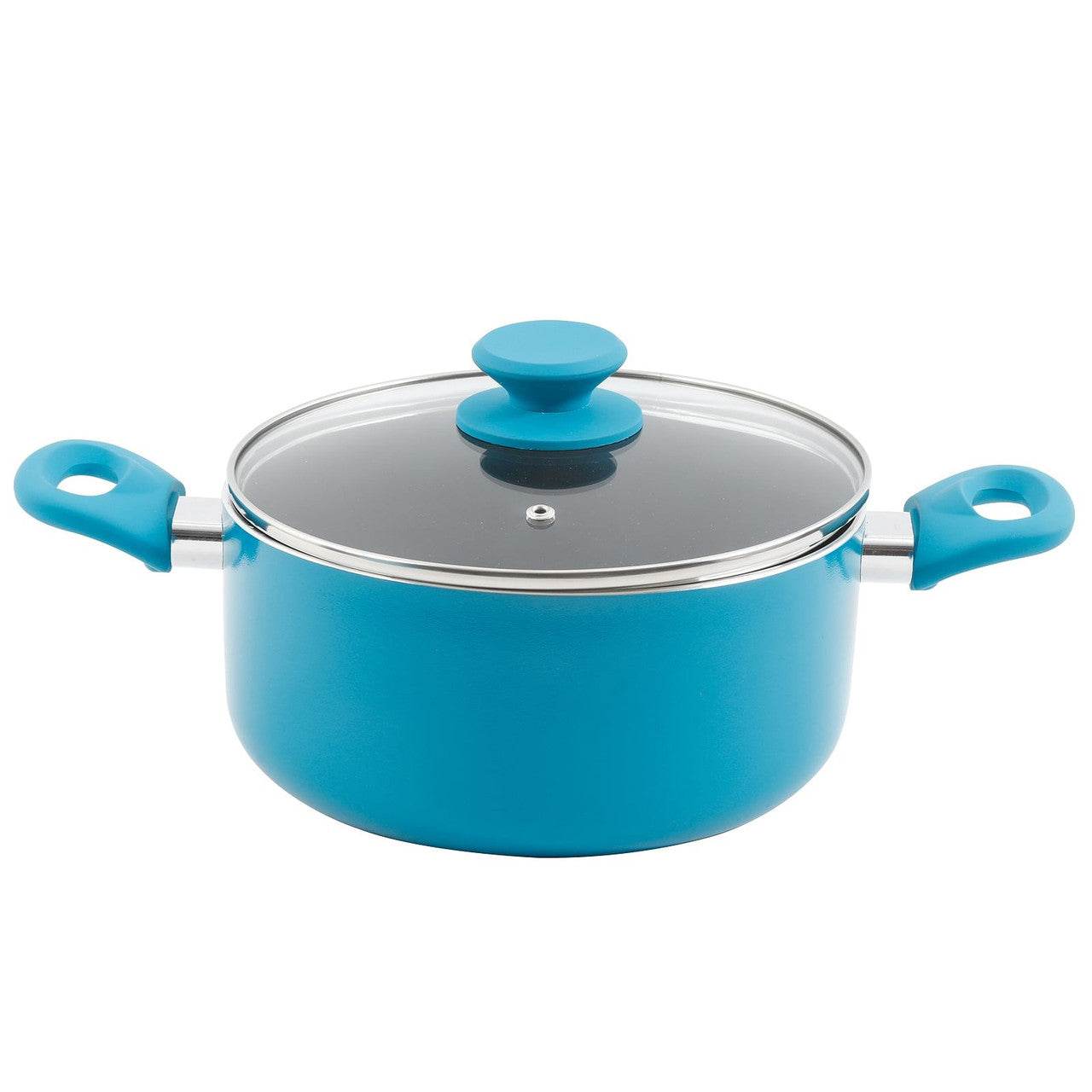 Gibson Benton 4 Qt Dutch Oven W/Lid in Blue - Loft&Timber