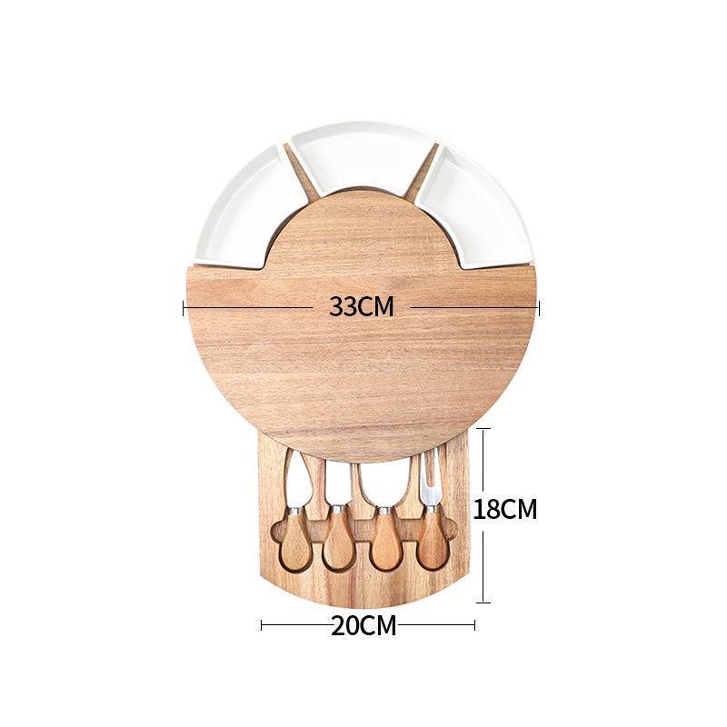Circo Cheese Cutting Board & Ceramic Knife Set | Gift Idea - Loft&Timber