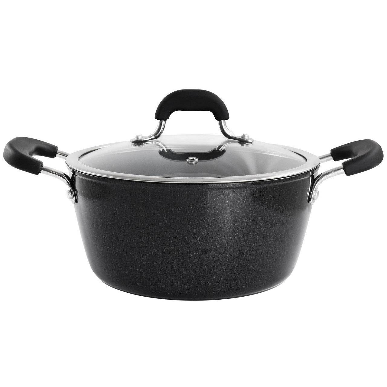 Kenmore Arlington 4.5 Quart Dutch Oven with Lid in Black - Loft&Timber