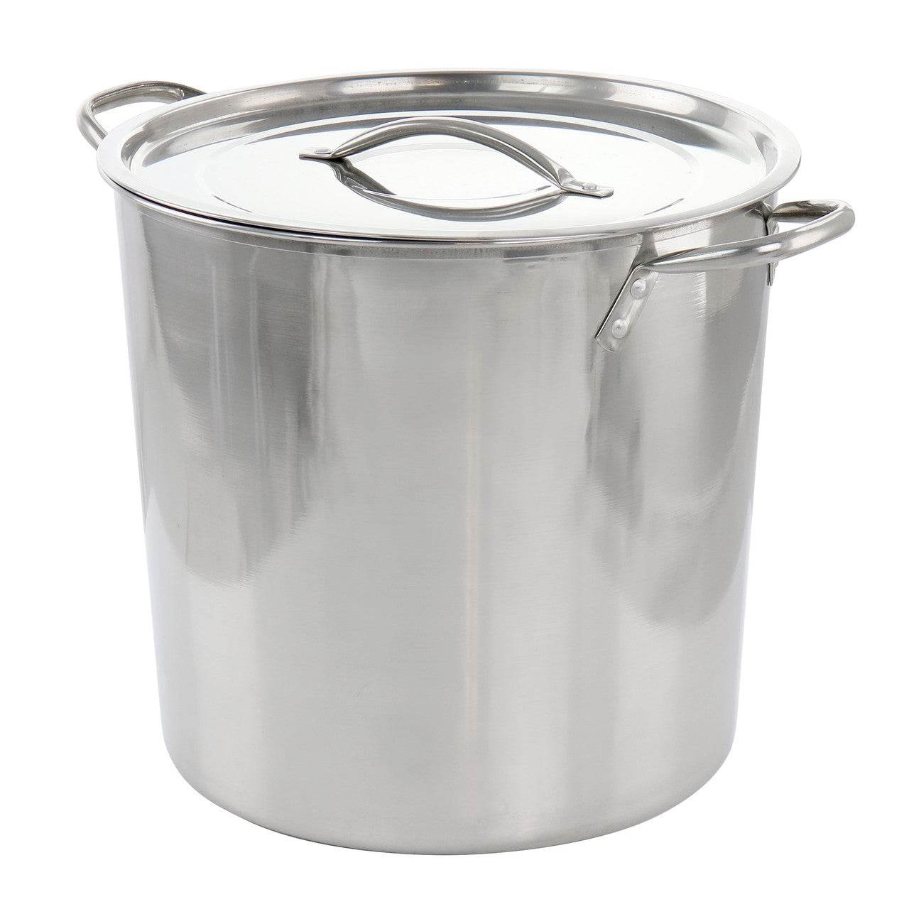 Gibson Everyday Whittington 16 Quart Stainless Steel Stock Pot with Lid - Loft&Timber