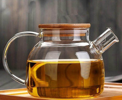 Thermo Glass Teapot 32 Fl Oz | High temperature and shock resistant - Loft&Timber