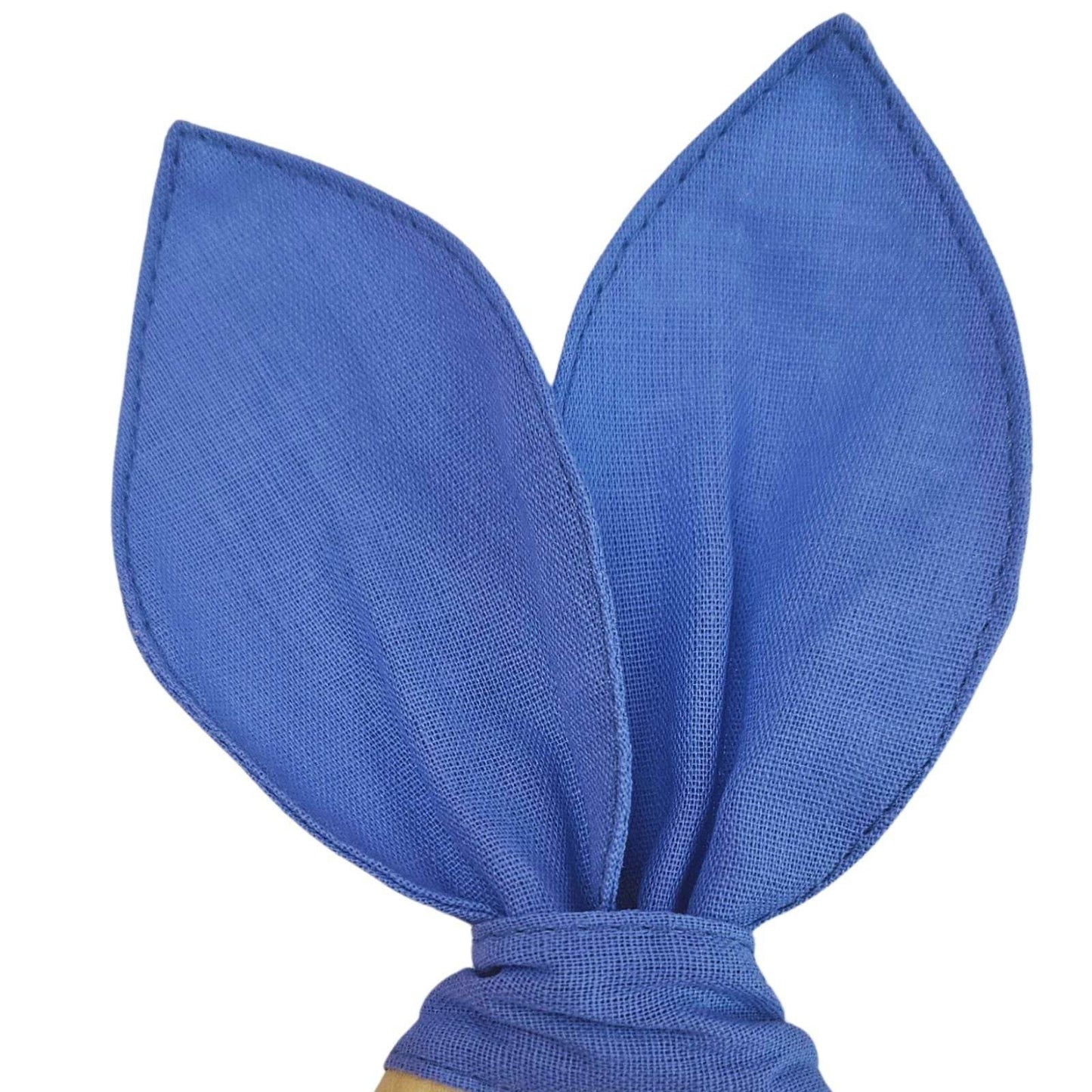 Maison Charlo | Easter Set of 4 Charm Blue Bunny Ears Napkin Rings | Dining Table Decor - Loft&Timber