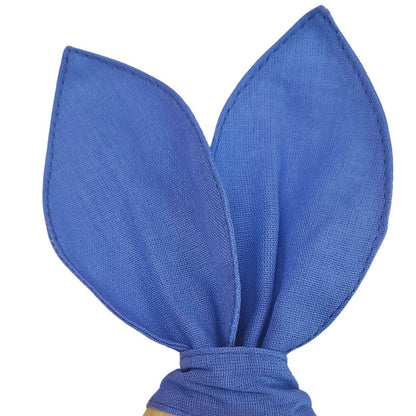 Maison Charlo | Easter Set of 4 Charm Blue Bunny Ears Napkin Rings | Dining Table Decor - Loft&Timber