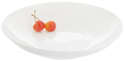 White Round Deep Plate 10" inch | 25.5 Cm - Loft&Timber