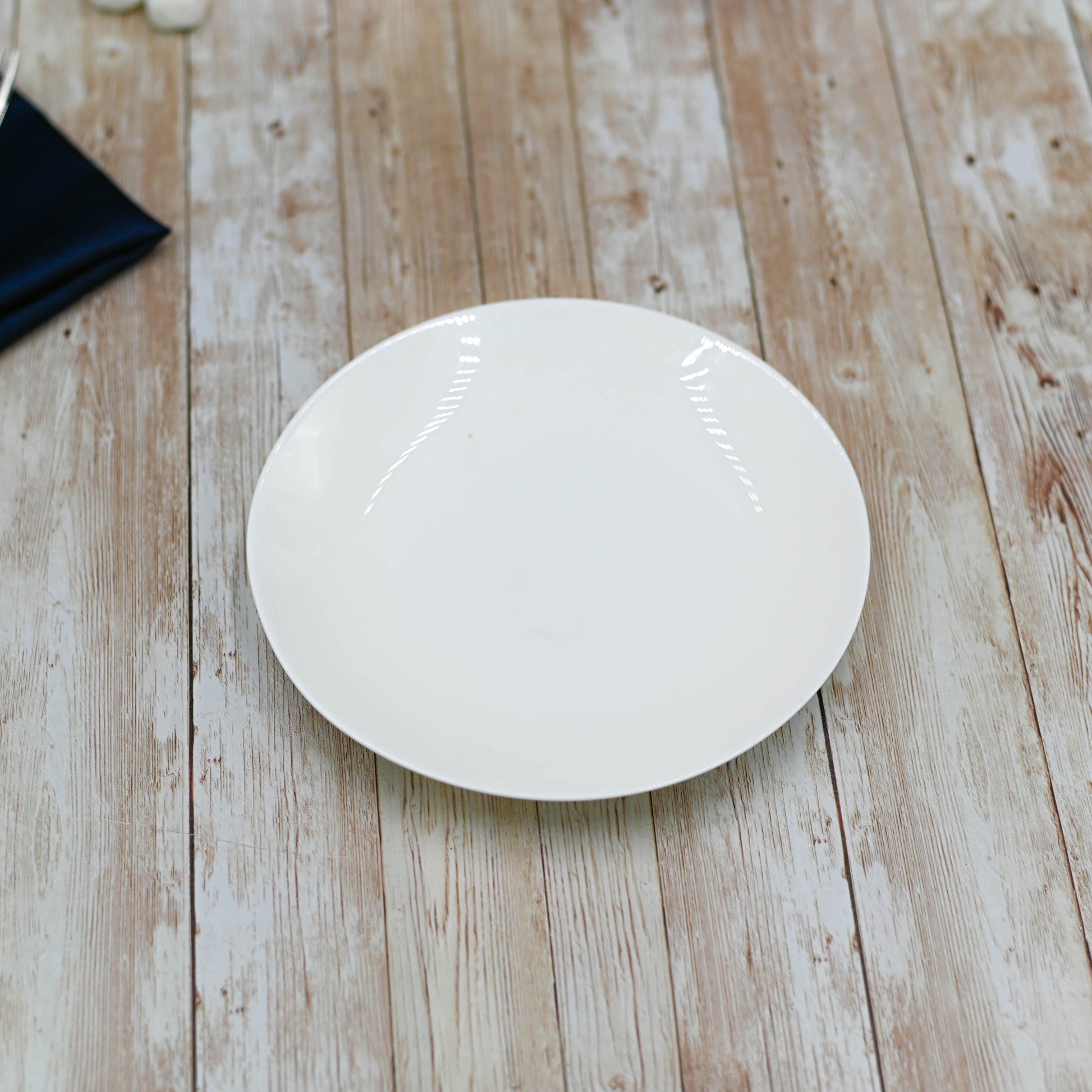 Set Of 12 White Dessert Plate 7" inch | 18 Cm - Loft&Timber