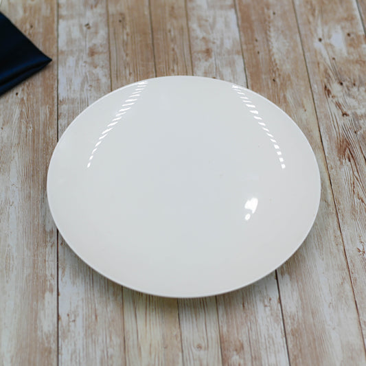 White Dinner Plate 9" inch | 23 Cm - Loft&Timber