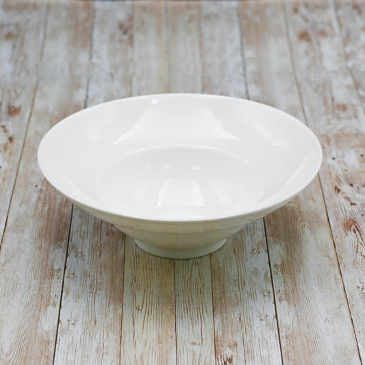 White Deep Salad or Soup Plate 12" inch | 30 Fl Oz | - Loft&Timber