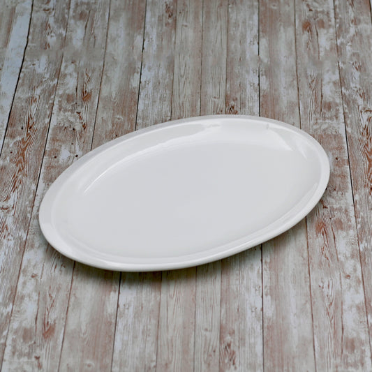 White Oval Plate / Platter 12" inch | 30.5 Cm - Loft&Timber