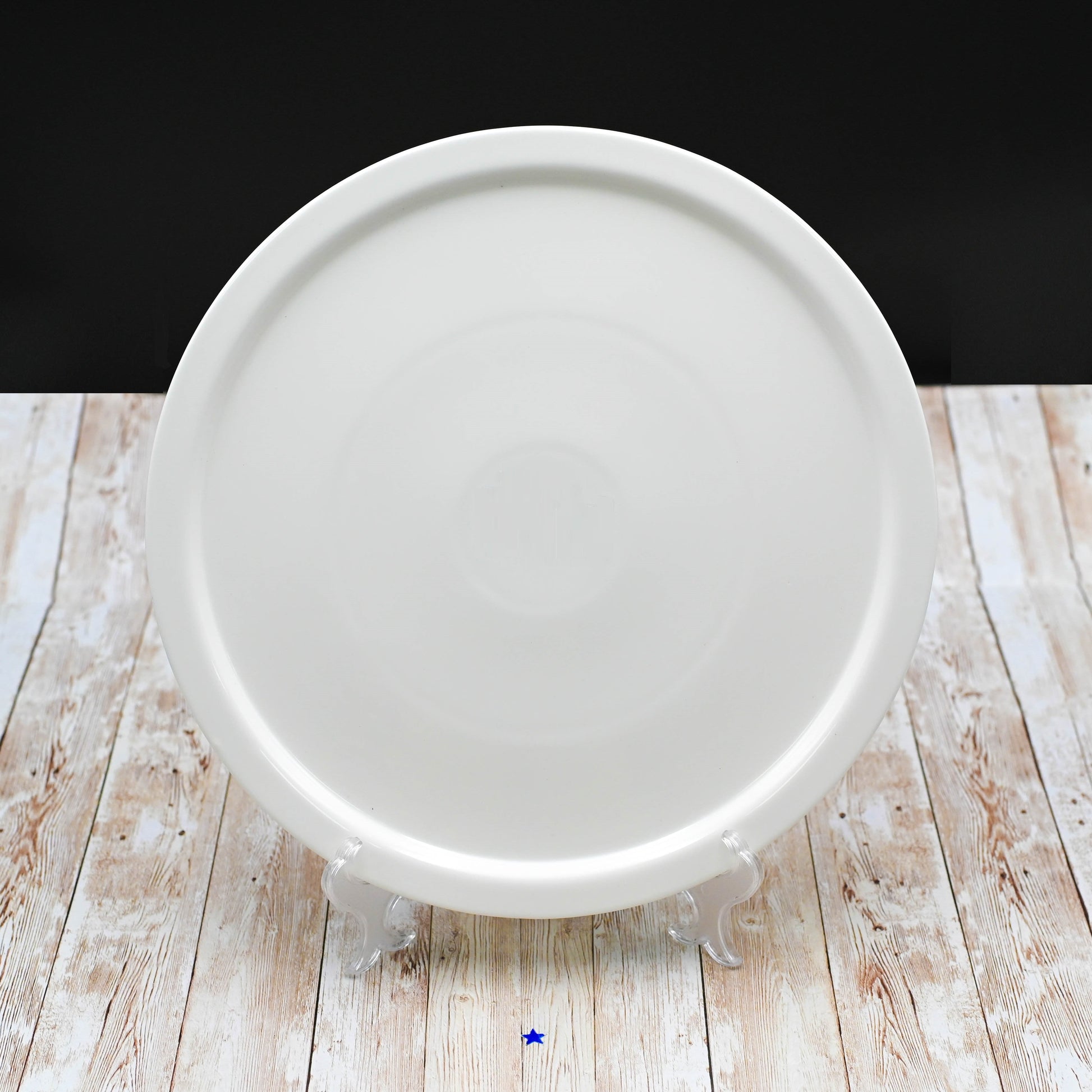 White Personal Pizza Plate 14" inch | 35.5 Cm - Loft&Timber