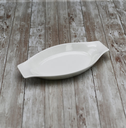 White Oval Casserole Baking Dish 12" inch | 30 Cm - Loft&Timber