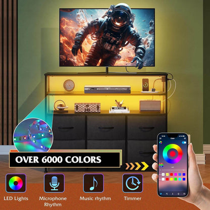 Led Dresser TV Stand - Loft&Timber