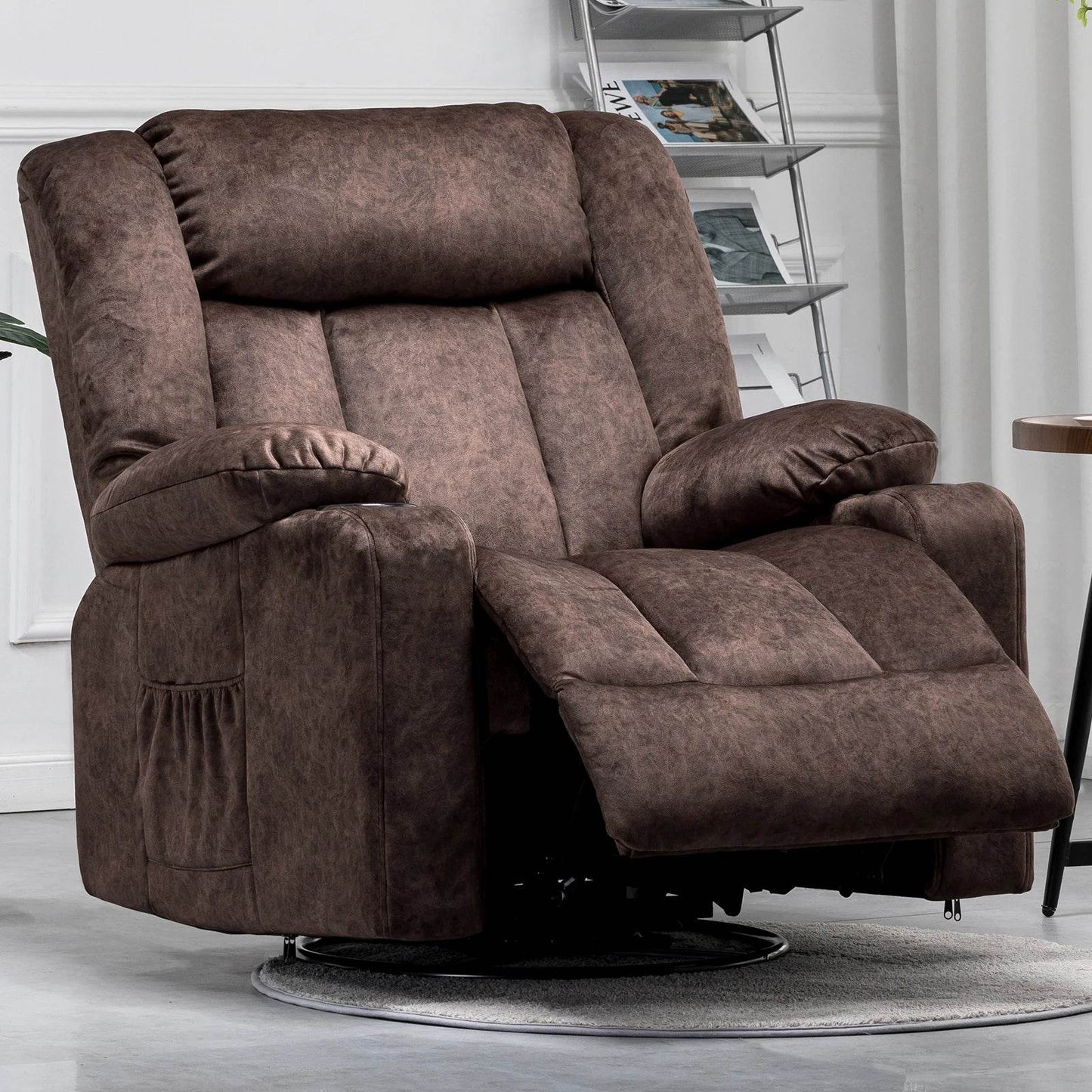 Comhoma Recliner Chair Rocker with 360 Swivel - Loft&Timber