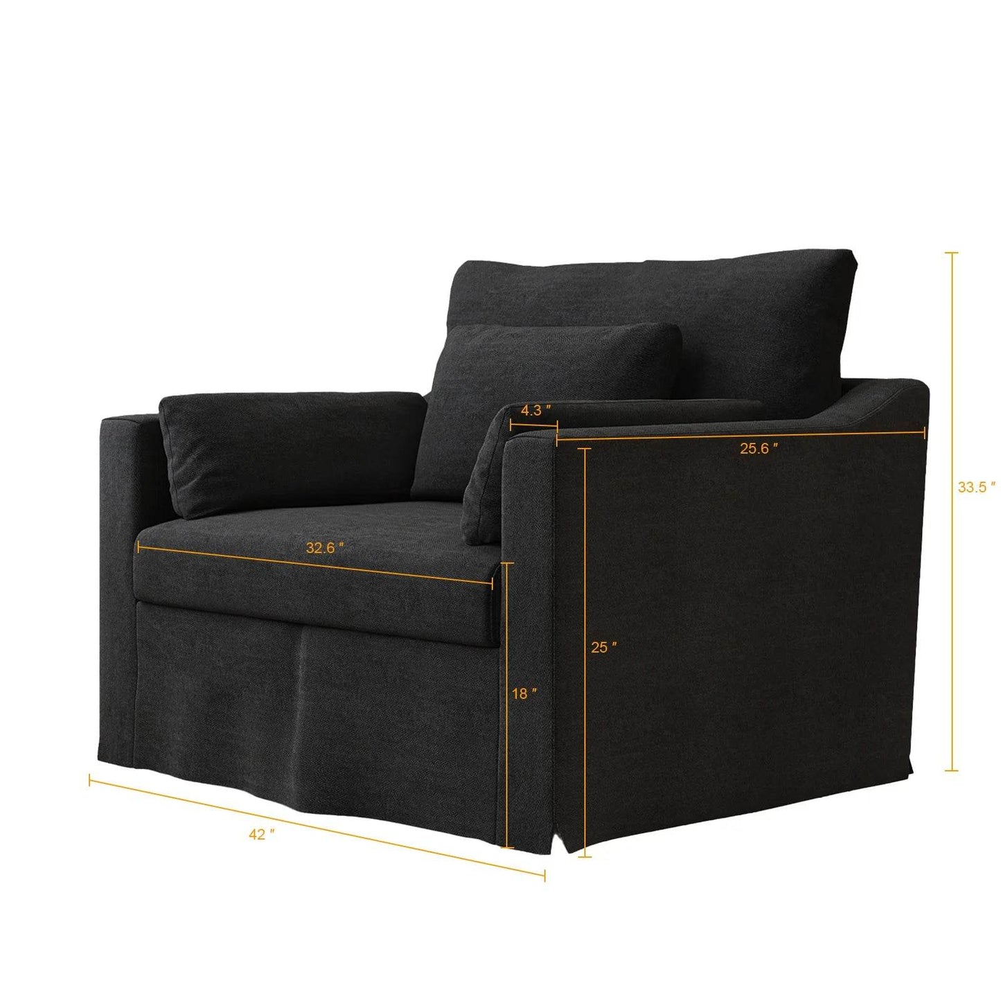 Living Room Sofa Furniture Luxury Couch with Cushions - Loft&Timber