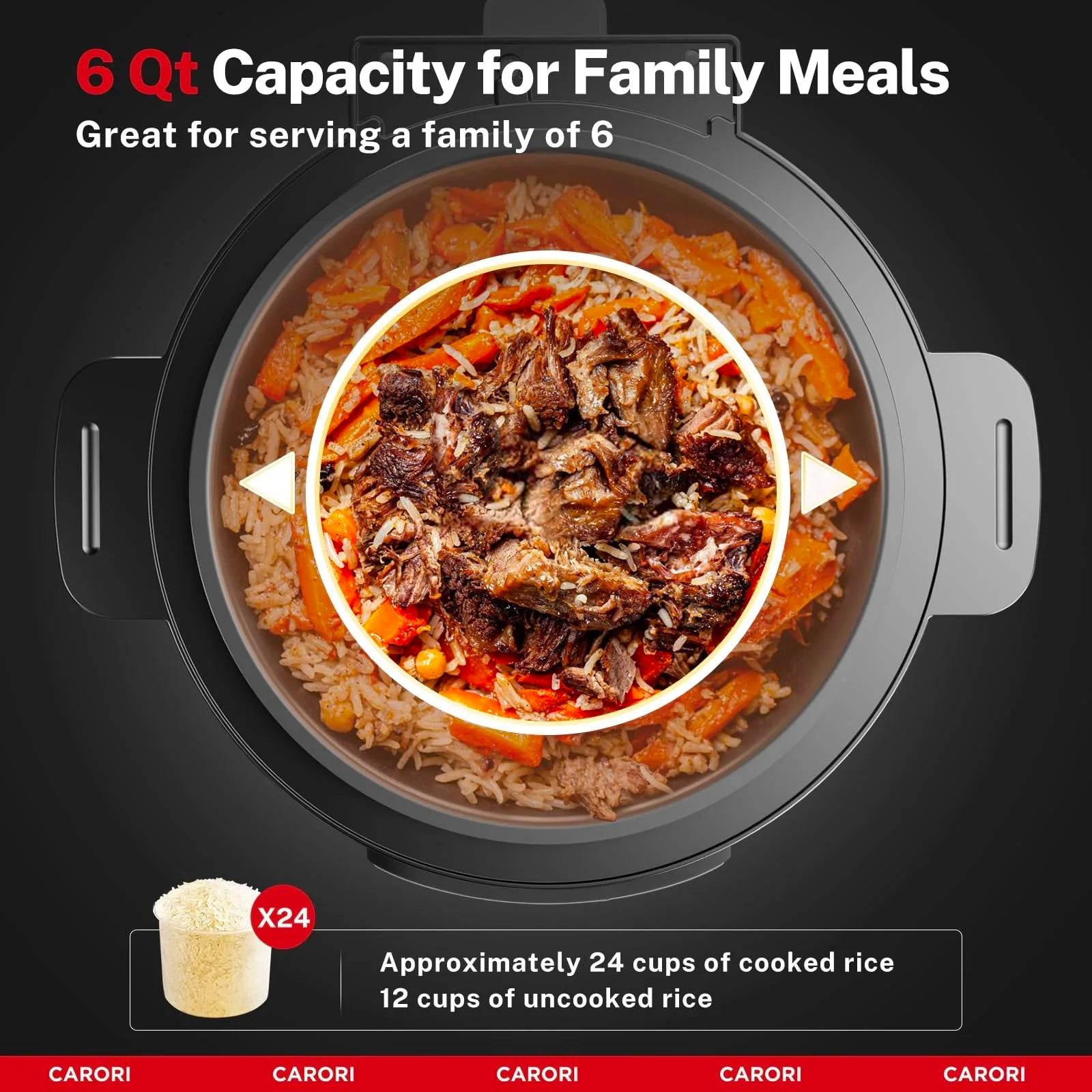 9-in-1 Electric Pressure Cooker 6 Qt - Loft&Timber