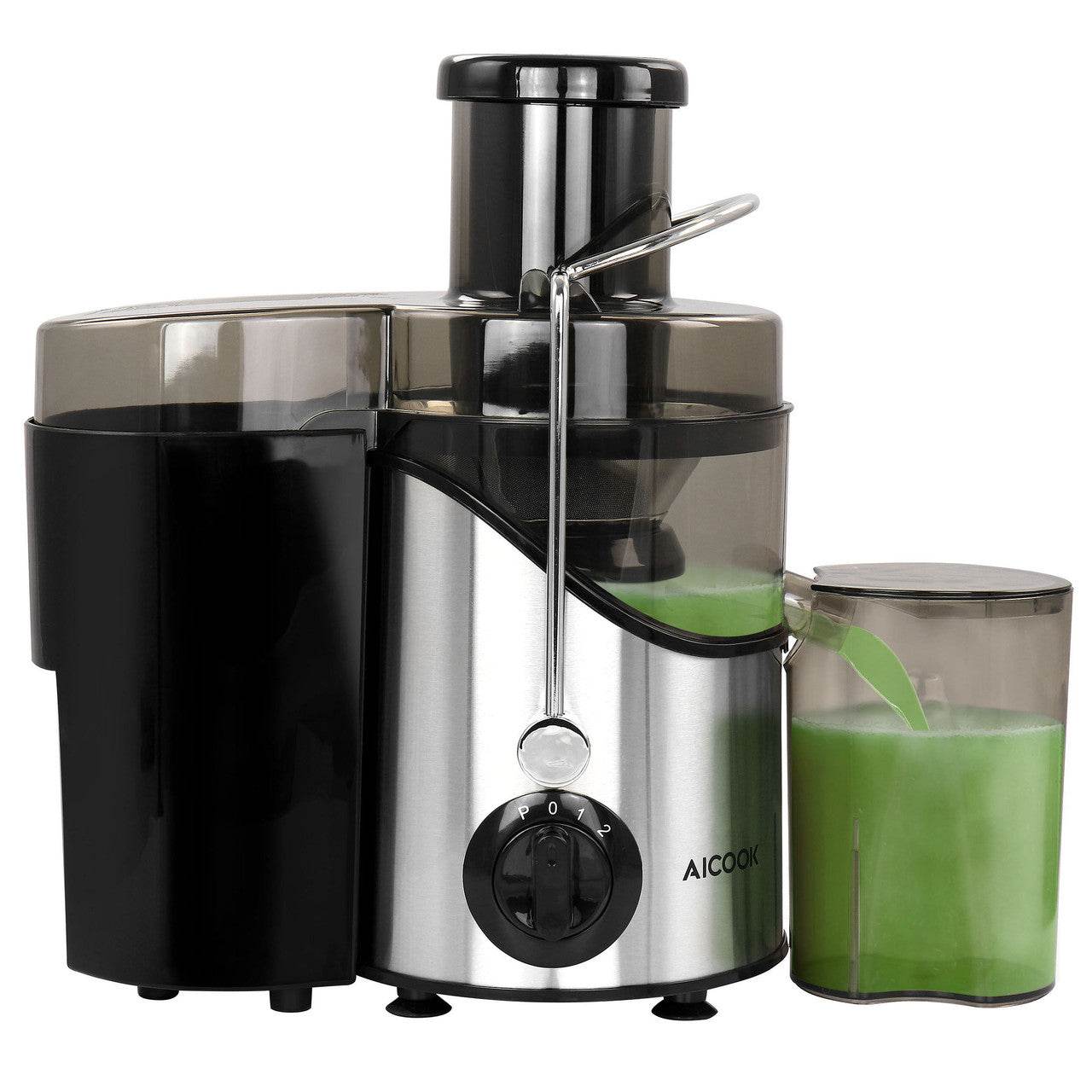 AICOOK Centrifugal Self Cleaning Juicer and Juice Extractor in Silver - Loft&Timber