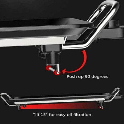 1500W Outdoor Indoor Griddle Large Barbecue Hot Plate - Loft&Timber
