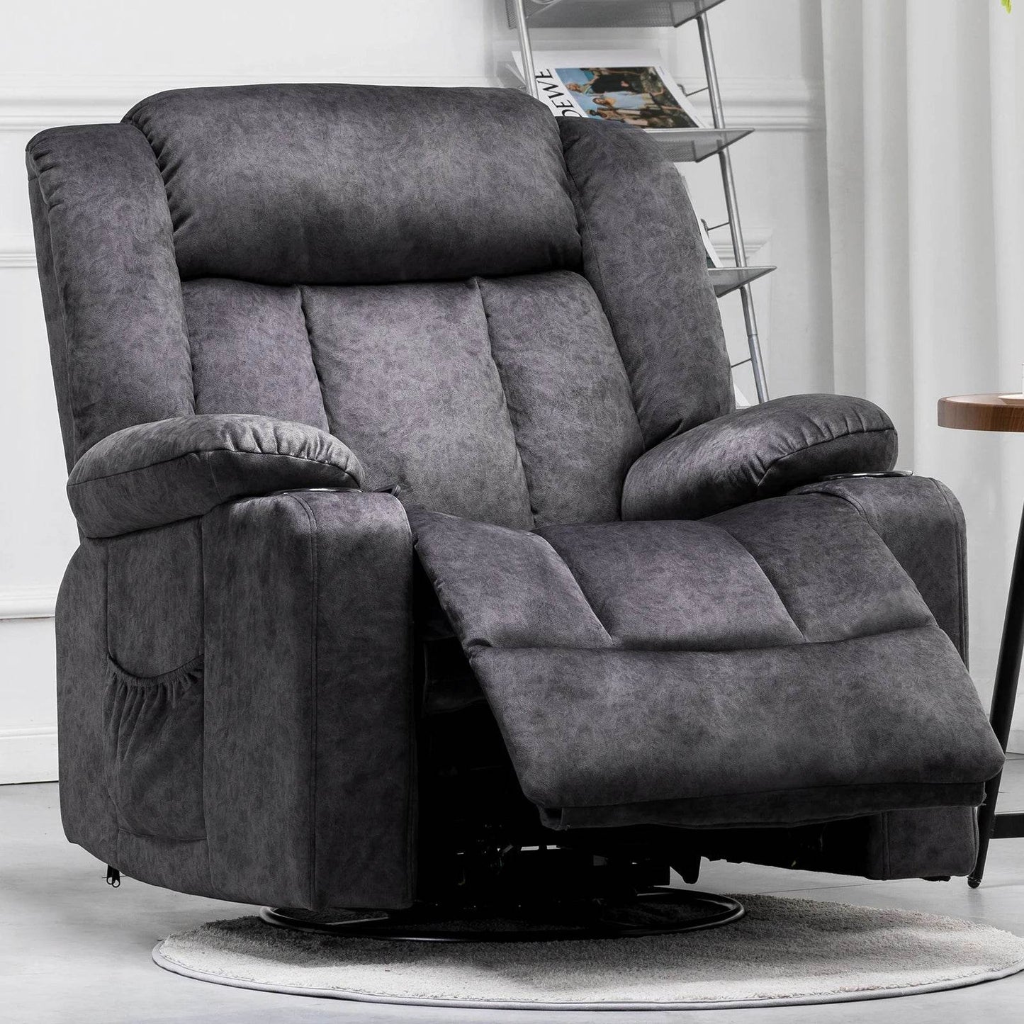 Comhoma Recliner Chair Rocker with 360 Swivel - Loft&Timber