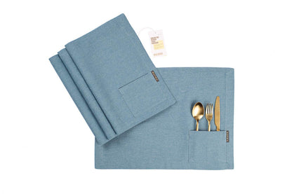 Cotton Cloth Placemats, Set of 4 - Loft&Timber