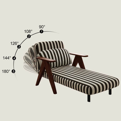 Solid Wood Lounge Chair Sleeper Sofa Bed - Loft&Timber