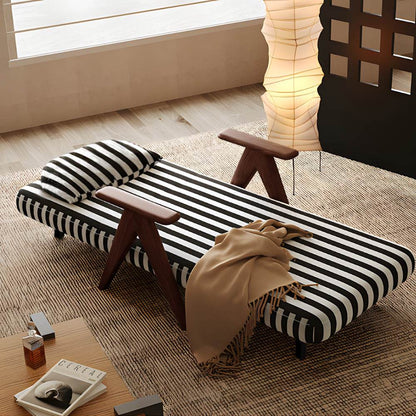 Solid Wood Lounge Chair Sleeper Sofa Bed - Loft&Timber