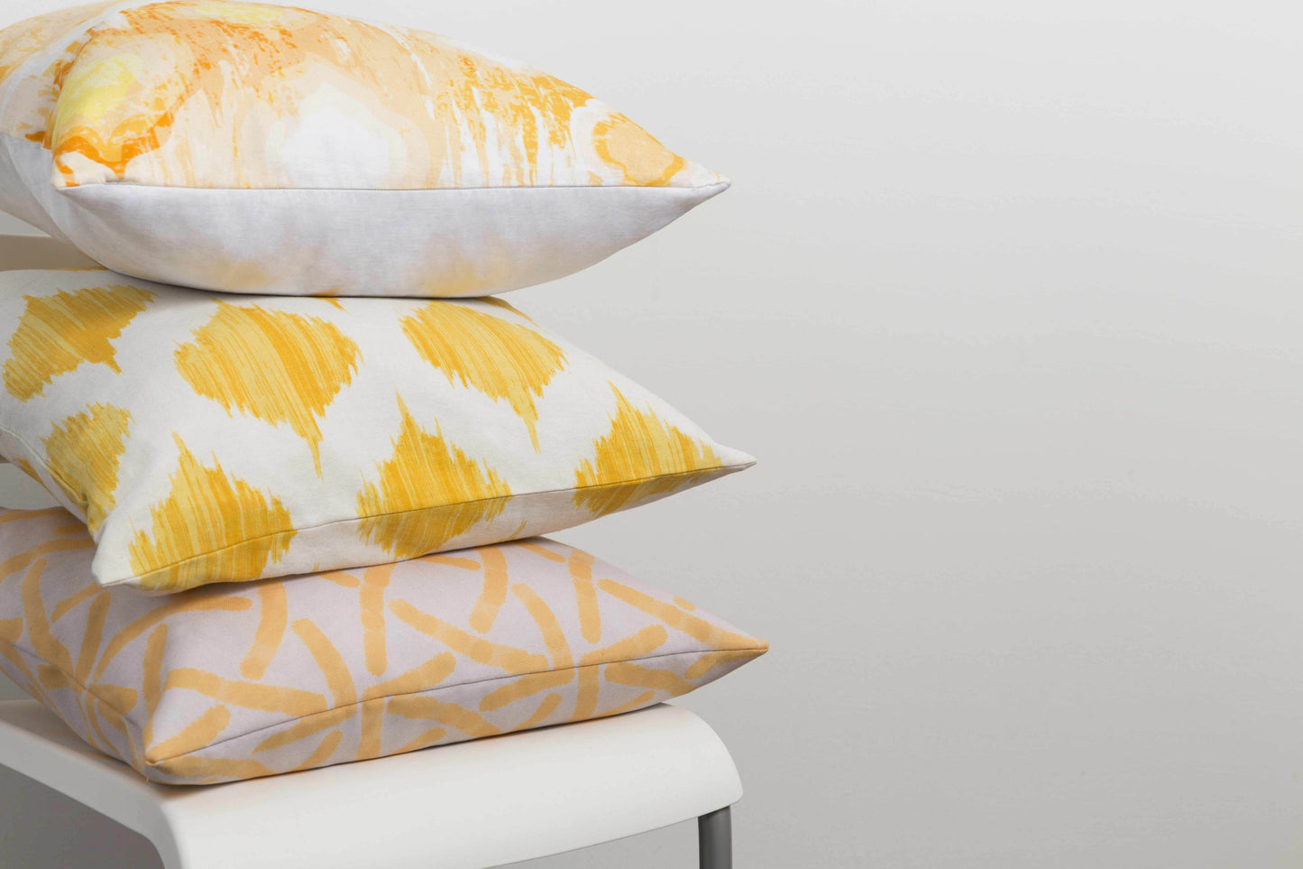 Bryant Yellow Ikat Throw Pillow - Clearance - Loft&Timber
