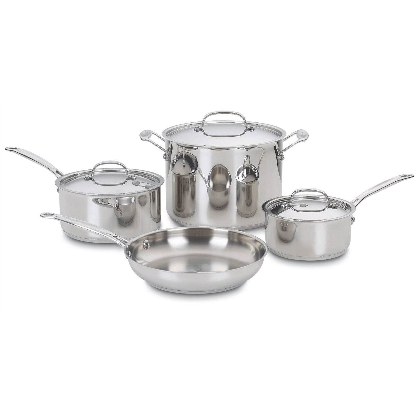 7-Piece Oven Safe Stainless Steel Cookware Set - Loft&Timber