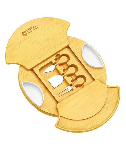 Rotating Cheese Board With Knives - Loft&Timber