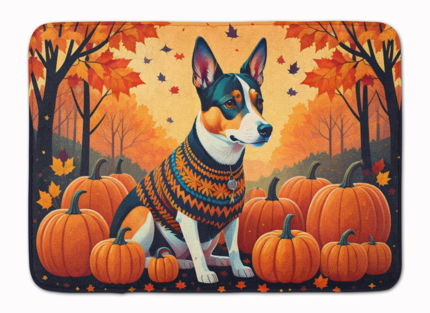 Basenji Fall Memory Foam Kitchen Mat - Loft&Timber