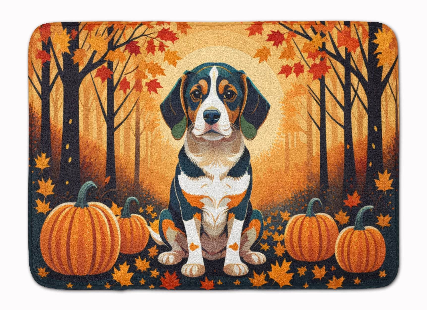Beagle Fall Memory Foam Kitchen Mat - Loft&Timber
