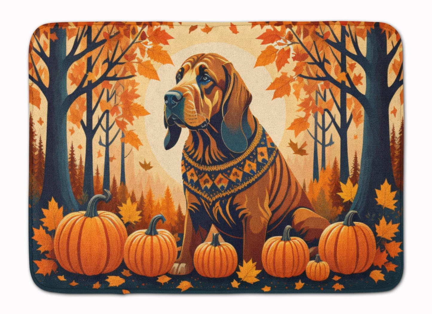 Bloodhound Fall Memory Foam Kitchen Mat - Loft&Timber