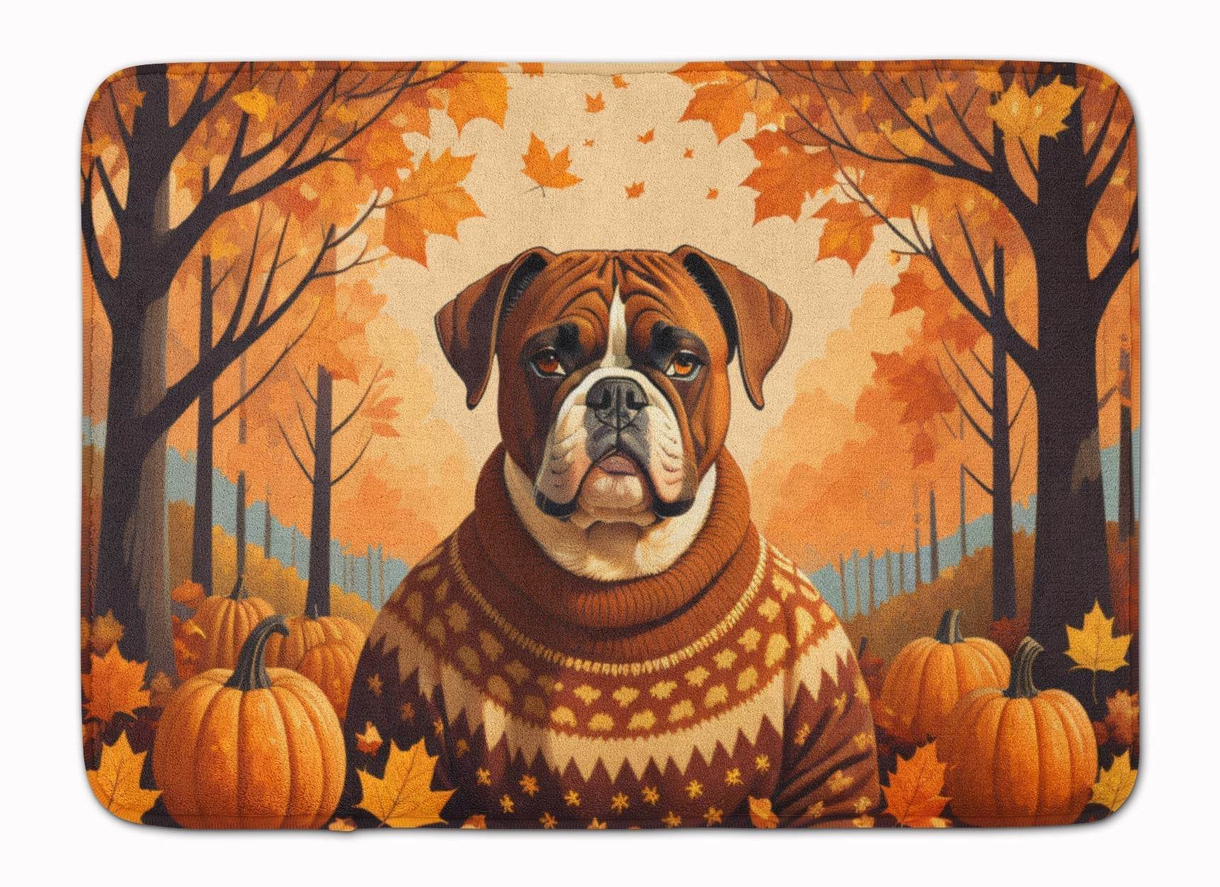 Boxer Fall Memory Foam Kitchen Mat - Loft&Timber