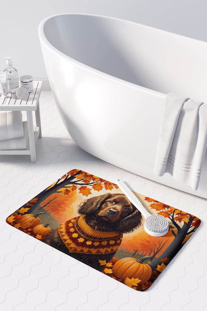 Boykin Spaniel Fall Memory Foam Kitchen Mat - Loft&Timber