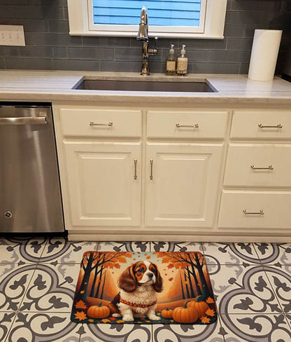 Cavalier Spaniel Fall Memory Foam Kitchen Mat - Loft&Timber
