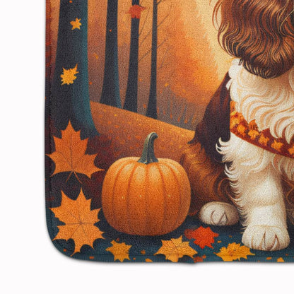 Cavalier Spaniel Fall Memory Foam Kitchen Mat - Loft&Timber