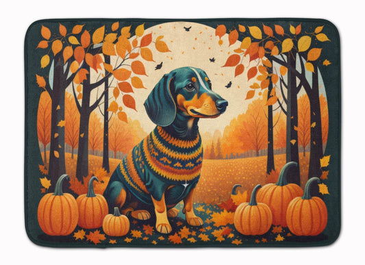 Dachshund Fall Memory Foam Kitchen Mat - Loft&Timber