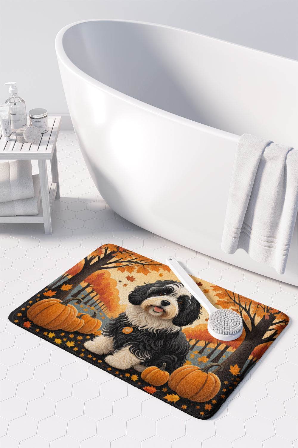 Havanese Fall Memory Foam Kitchen Mat - Loft&Timber