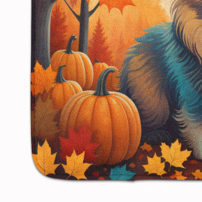 Keeshond Fall Memory Foam Kitchen Mat - Loft&Timber