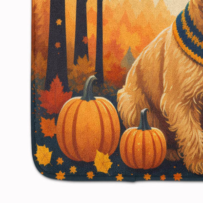 Lakeland Terrier Fall Memory Foam Kitchen Mat - Loft&Timber