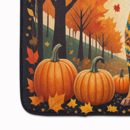 Miniature Pinscher Fall Memory Foam Kitchen Mat - Loft&Timber