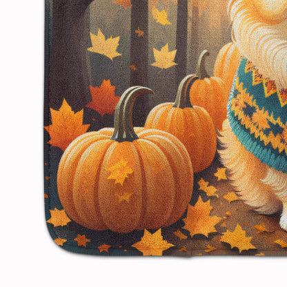 Pomeranian Fall Memory Foam Kitchen Mat - Loft&Timber