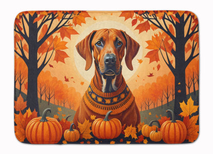 Rhodesian Ridgeback Fall Memory Foam Kitchen Mat - Loft&Timber