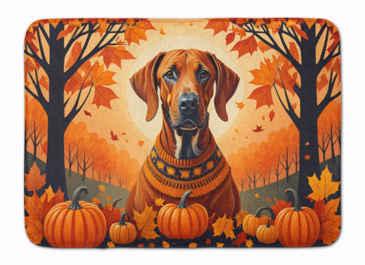 Rhodesian Ridgeback Fall Memory Foam Kitchen Mat - Loft&Timber