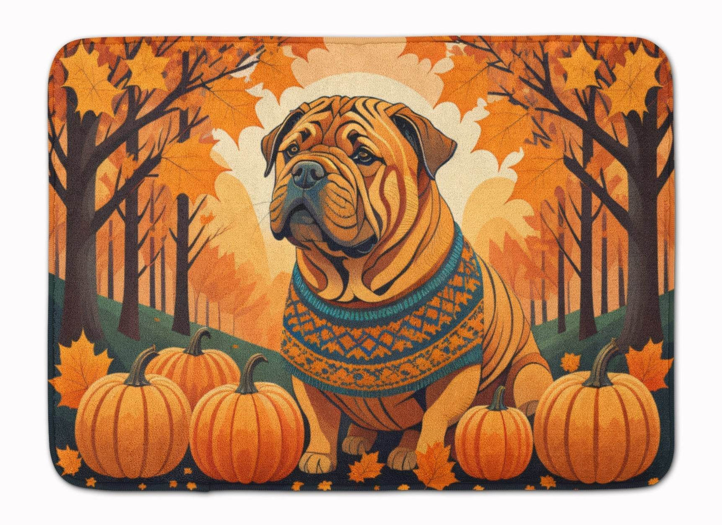 Shar Pei Fall Memory Foam Kitchen Mat - Loft&Timber