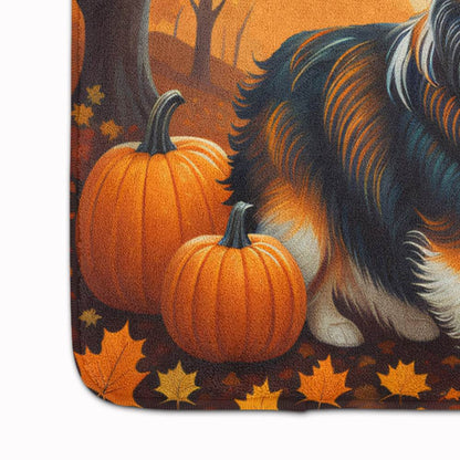 Sheltie Fall Memory Foam Kitchen Mat - Loft&Timber