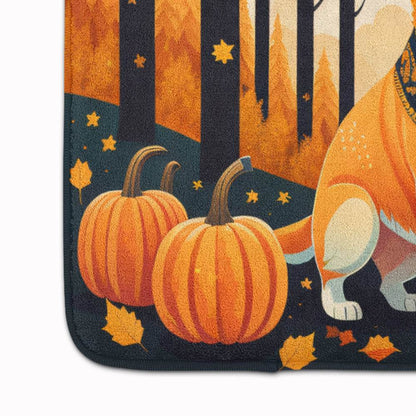 Shiba Inu Fall Memory Foam Kitchen Mat - Loft&Timber