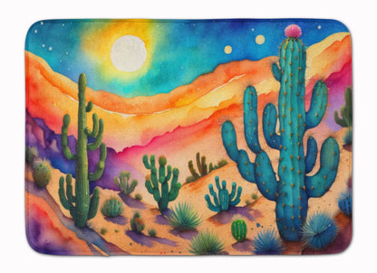 Cactus in Color Memory Foam Kitchen Mat - Loft&Timber