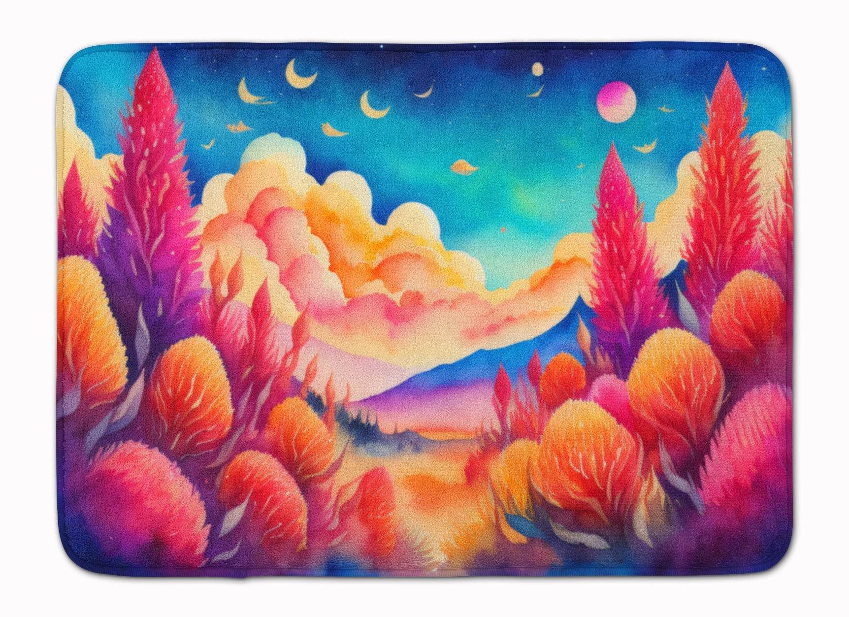 Celosia in Color Memory Foam Kitchen Mat - Loft&Timber