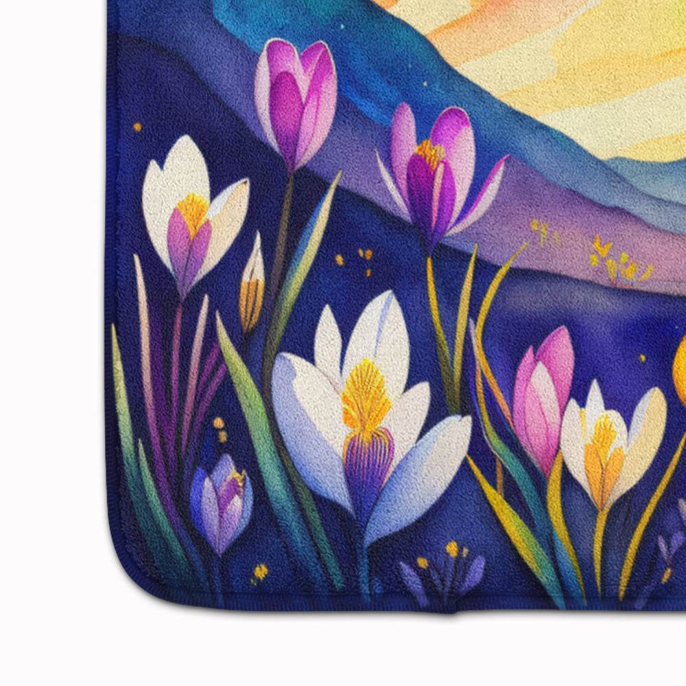 Crocus in Color Memory Foam Kitchen Mat - Loft&Timber