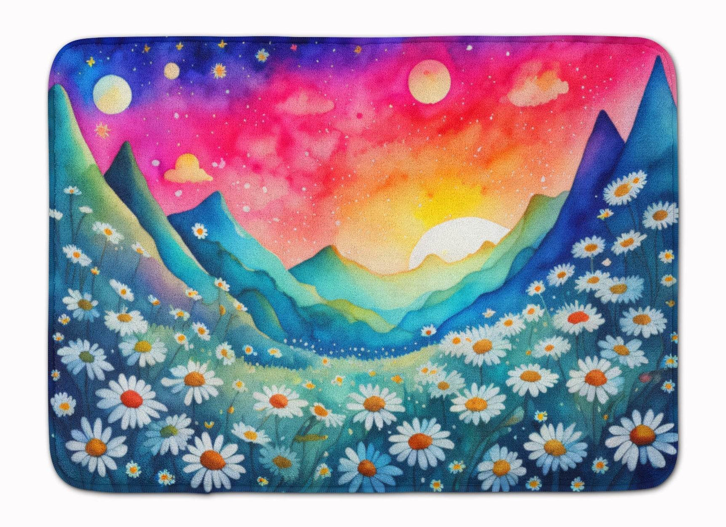 Daisies in Color Memory Foam Kitchen Mat - Loft&Timber