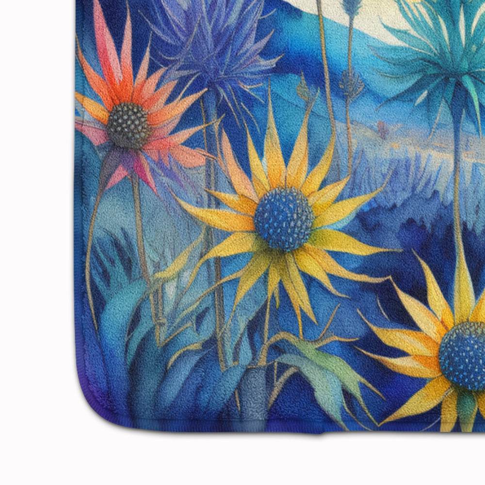 Eryngium in Color Memory Foam Kitchen Mat - Loft&Timber